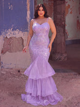 Plus Sequin Cami Mermaid Dress