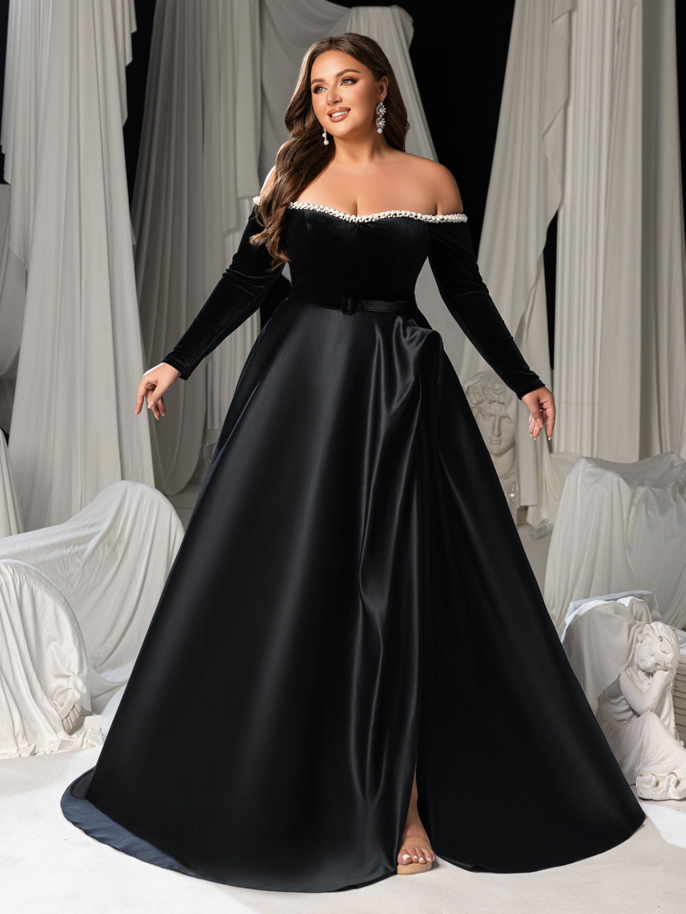 full flared dress Classic Flared Maxi Dress The Style Vault