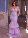 Plus Sequin Cami Mermaid Dress