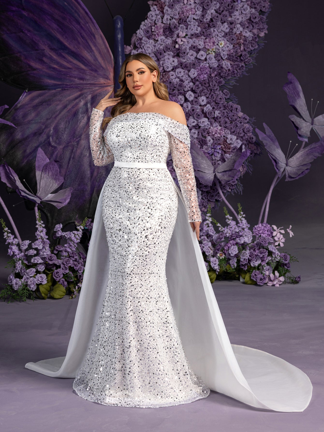 sequin evening wedding dress Sequin Wedding Dresses Long Ball Gown for Women Sparkly Tulle Prom Dress Slit Spaghetti Strap Formal Evening Dress-Gold