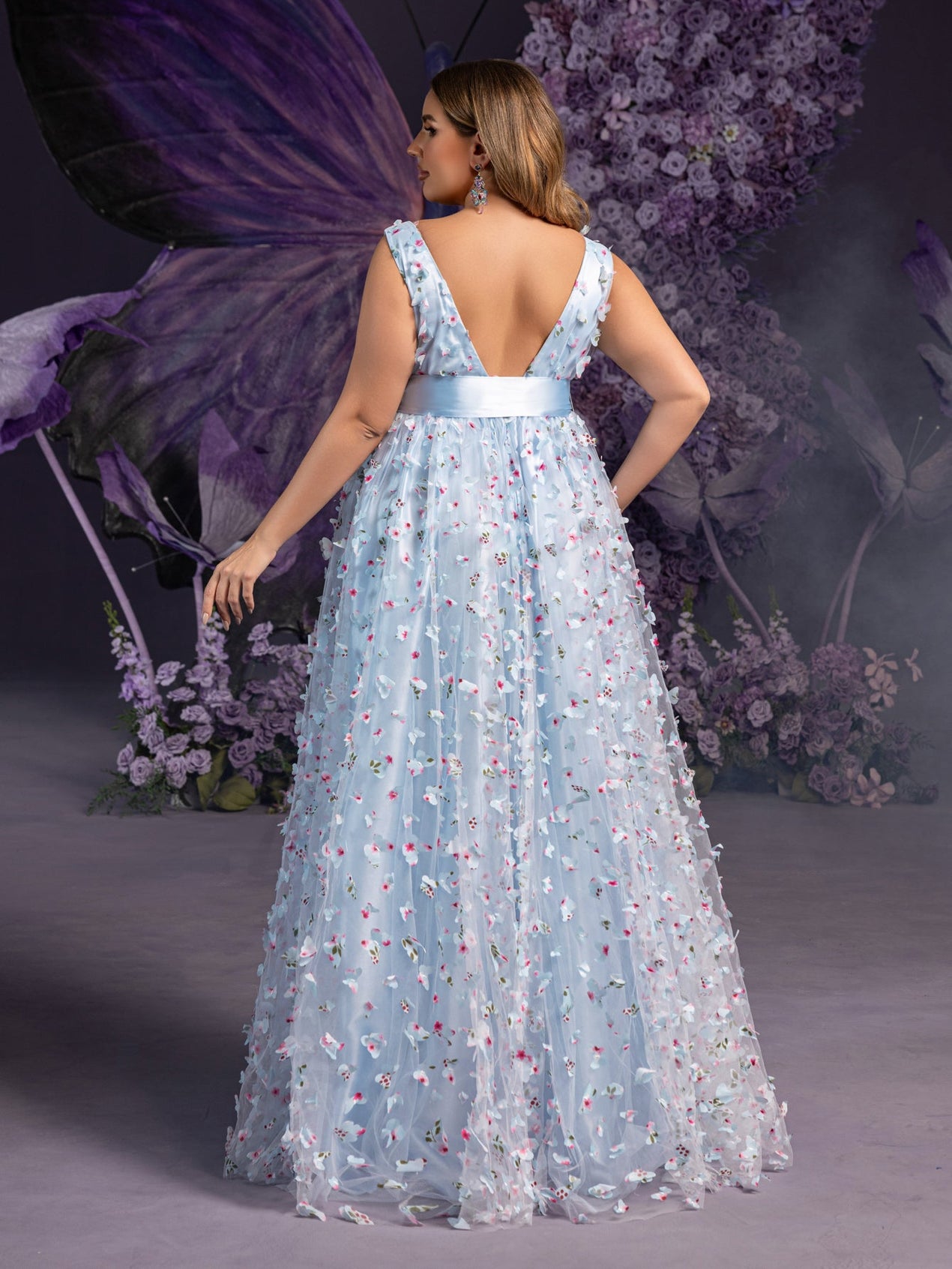sachin and babi light blue dress Long dresses Vera Mont main image 1