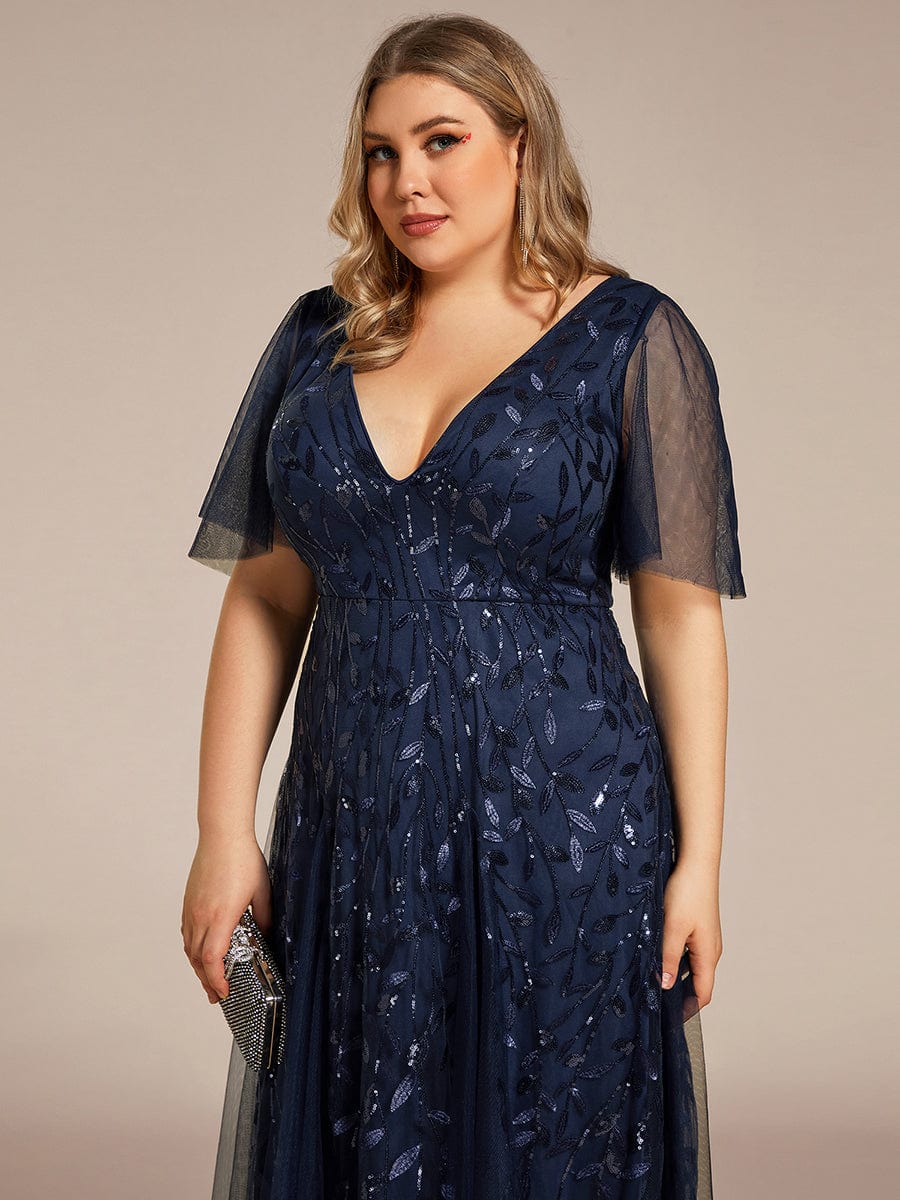 Plus Size Floor Length Formal Evening Gowns for Weddings